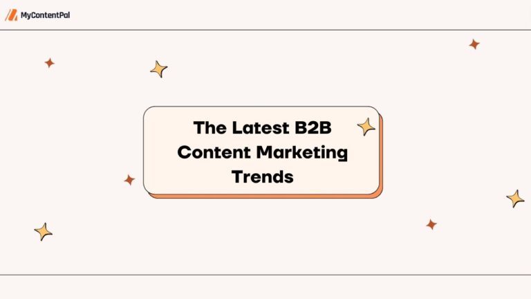 latest b2b content marketing trends