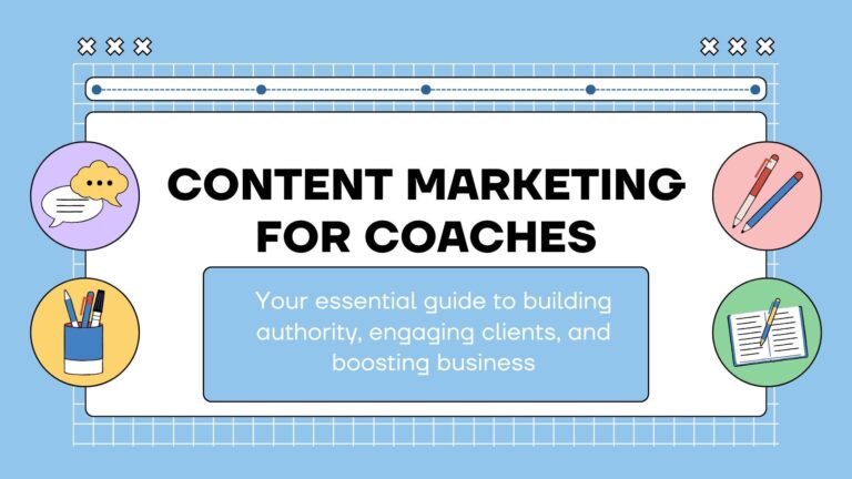 Content marketing for coaches